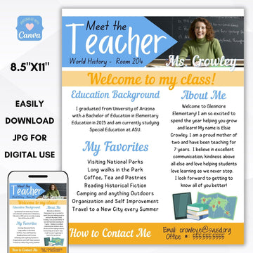 meet the teacher letter